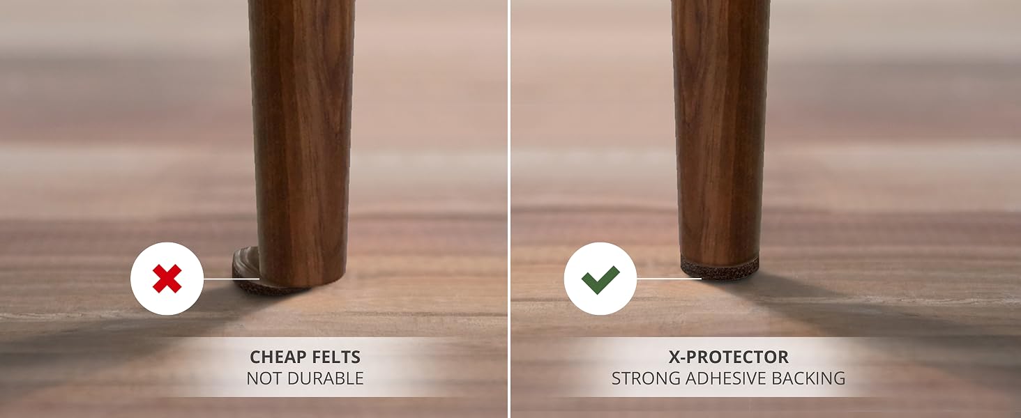 felt chair leg floor protectors