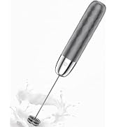 Maestri House Rechargeable Milk Frother, LunaFro Mini with Detachable Wand | 8000RPM Turbo Motor,...