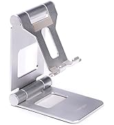 PHOTOMYNE Large Cell Phone Stand for Desk | Phone Dock & Phone Holder for All iOS and Android Sma...
