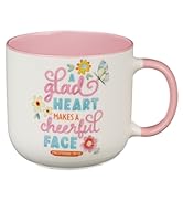Christian Gifts Inspirational Scripture Ceramic Coffee Tea Mug Women Girls Pink Multicolor Floral
