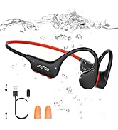 IFECCO Swimming Headphones Bluetooth 6.0 - IP68 Waterproof Bone Conduction Headphones,Swimming Ea...