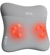 SKG VS500 Cordless Back Massager for Stress Relief Deep Tissue | 4D Neck and Back Massager with D...