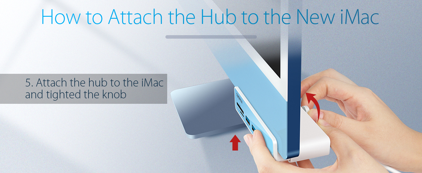 TWOPAN usb c hub imac 24 inch 2021
