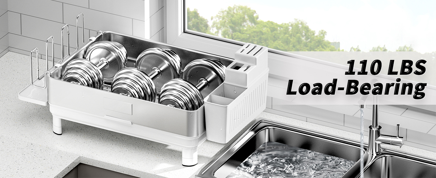extra large dish drying rack