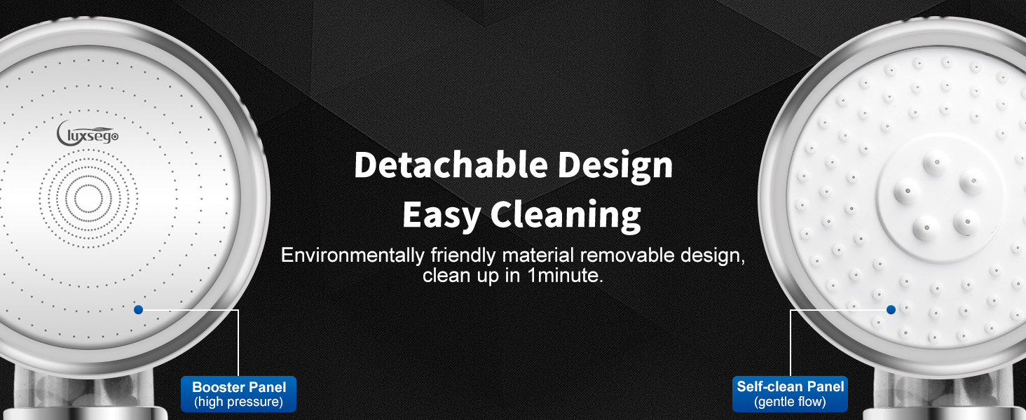 Detachable design shower head