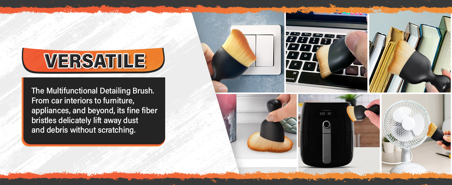 leather cleaning brush car interior dust sweeping soft brush interior detailing brush dusting brush