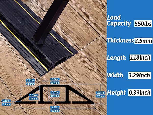 floor cord cover