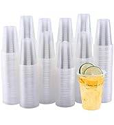 Turbo Bee 500Pack 9 OZ Clear Cold Party Drinking Cups,Transparent Plastic Cups Bulk, Disposable C...