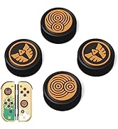 JINGDU Switch Thumb Grip Caps for Zelda Tears of The Kingdom Joy Con, Silicone Joystick Cap Cover...