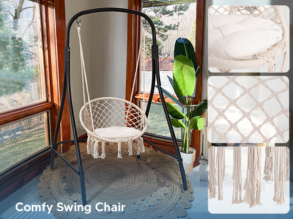 indoor hammock chair with stand