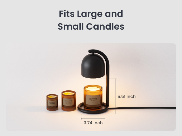 black candle warmer lamp