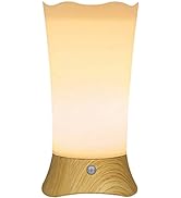 DEEPLITE Battery Operated Motion Sensor Night Light Small Cordless Table Lamp, Soft Glow Nightsta...