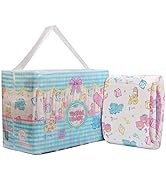 Littleforbig Adult Printed Diaper 10 Pieces - Vintage Baby (Medium 28
