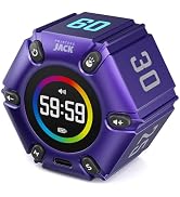 Printers Jack, Productivity Cube Timer, Visual Pomodoro Timer, Mute & Vibration & Adjustable Soun...