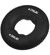 uxcell Hand Grip Strengthener, Silicone Rings Fingers Forearms Exercise Grips Trainer for Rock Cl...