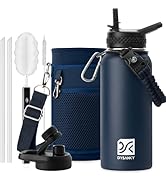 DYSANKY Insulated Water Bottle 32oz - Multiple Insulation Vacuum Sealed Thermos- Portable Sports ...