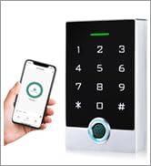 Wireless WiFi TUYA Access Control System, Fingerprint Password Stand-Alone Door Access Control Ke...