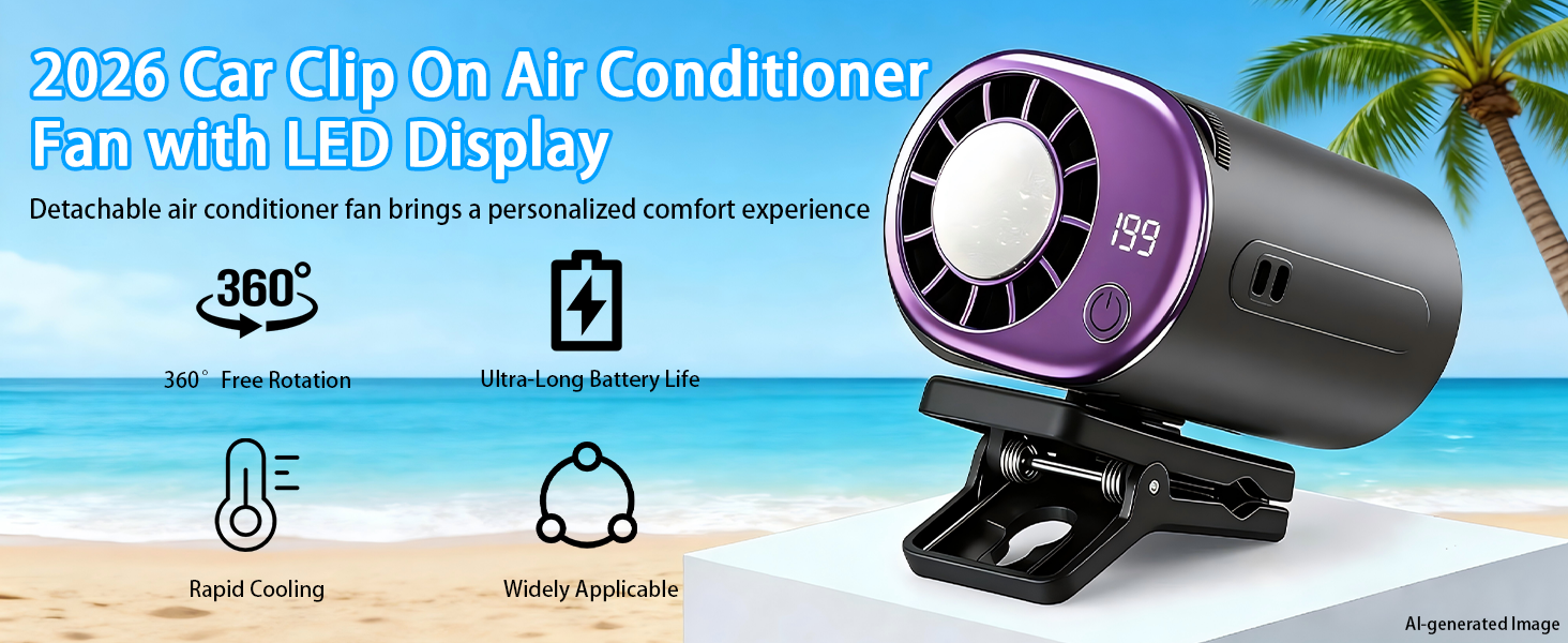Clip On Air Conditioner Fan