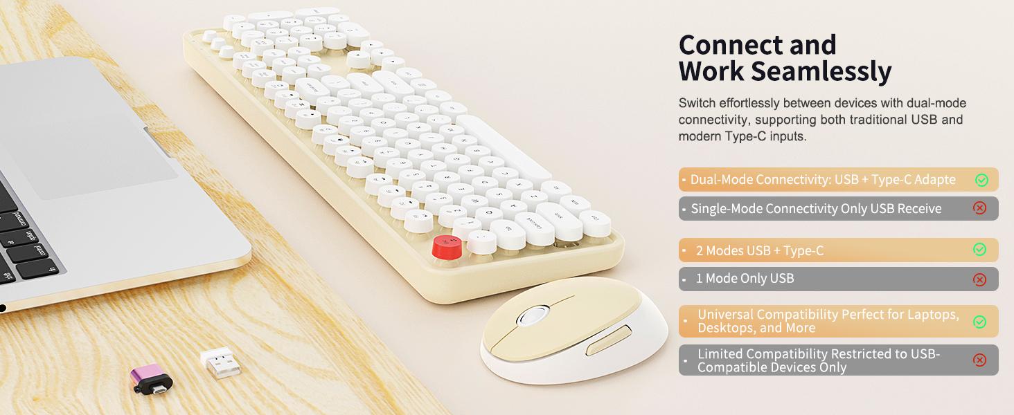 wireless keyboard mouse combo