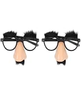 Calsgkspray 2Pcs Disguise Glasses With Funny Nose Add Fun To Your Celebrations Funny Glasses