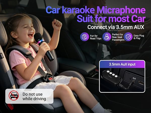 wireless handhold karaoke microphone