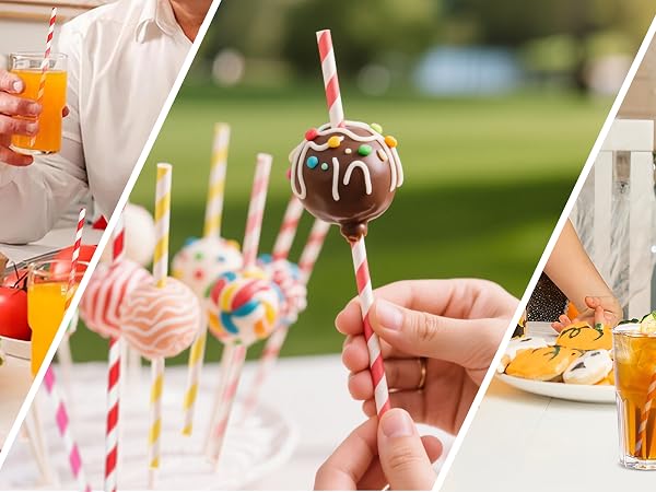 paper straws for birthday holiday party diy craft