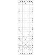 Headley Tools Sewing Ruler,Quilting Ruler (6.5
