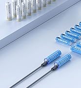 ENEGON 2 Pack 9V Rechargeable Lithium Batteries, 1000mAh 9000mWh with 2-in-1 USB C Charging Cable...