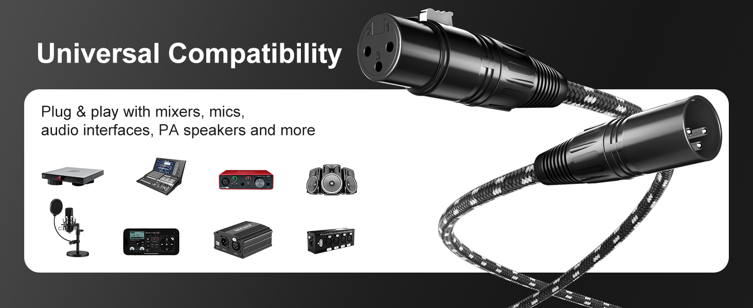 XLR Cables Short