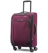 AMERICAN TOURISTER 4 KIX 2.0 Softside Expandable Luggage, Purple Orchid, 20 Spinner