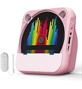 Portable CD Player with Bluetooth, Mini Desktop CD Player for Home with HiFi Speaker, Cute CD Pla...