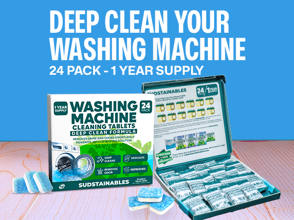 washing machine cleaner, washing machine cleaning tablets, washing machine cleaner