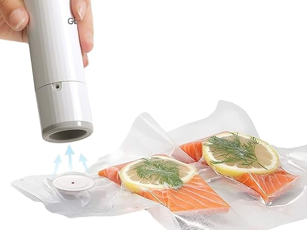 Vacuum Food Storage, Vacuum Handheld Sealer, H20, Vacuum Hand Pump for Food storage, Keep Food Fresh