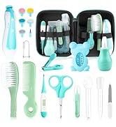 Baby Healthcare and Grooming Kit, 20 in 1 Portable Baby Safety Care Set with Hair Brush Comb Nasa...