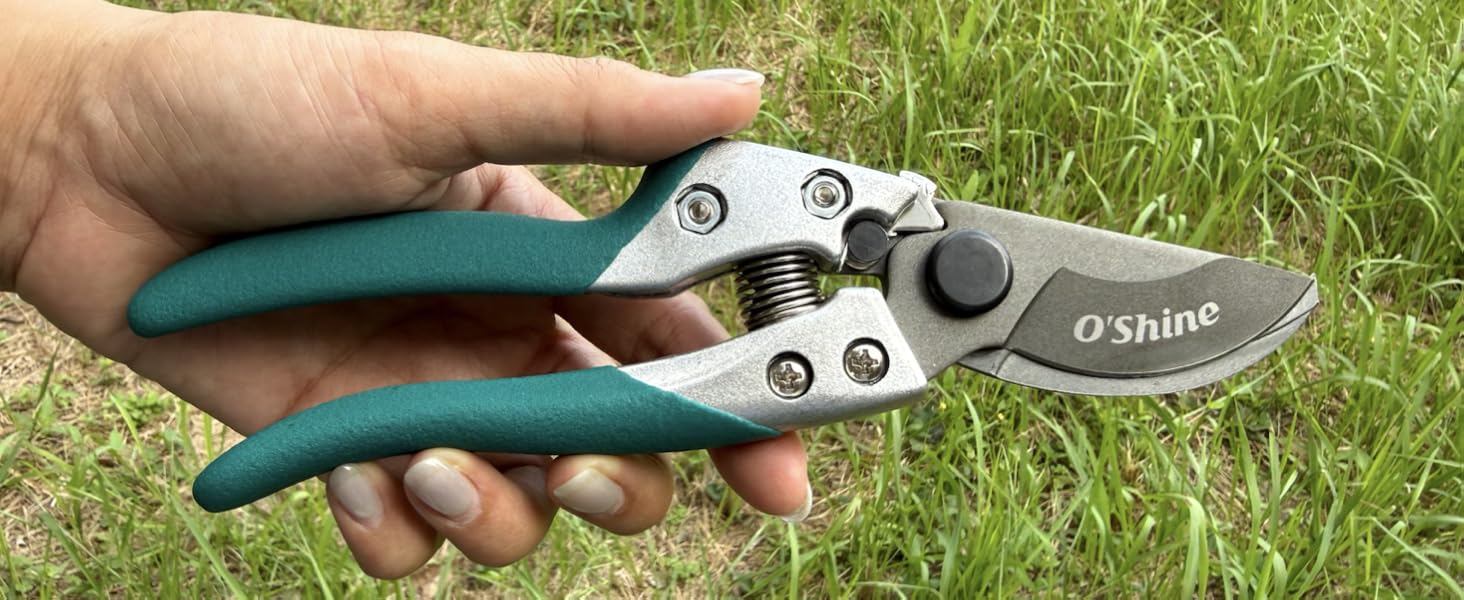 O Shine professional pruning shears garden clippers heavy duty pruners for gardening tools