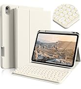 BQDIYOO Keyboard for iPad 11th Gen, 11/10.9inch iPad Case with Pencil Holder, 11inch A16/10.9" Sl...