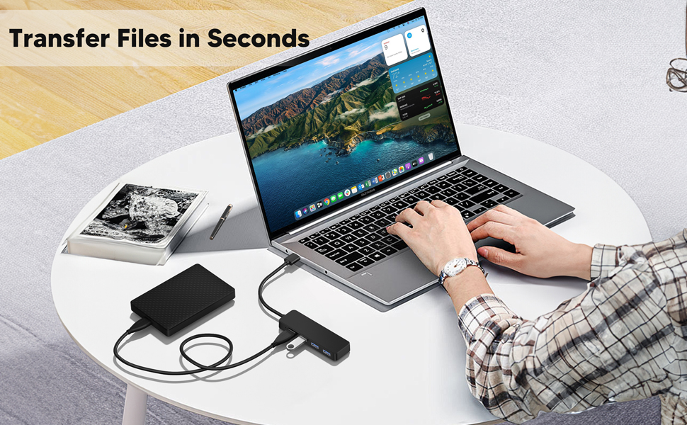 USB3.0 HUB 4-port-Black