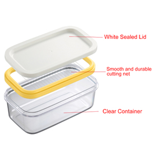 butter dish with lid butter box for refrigerate butter slicer