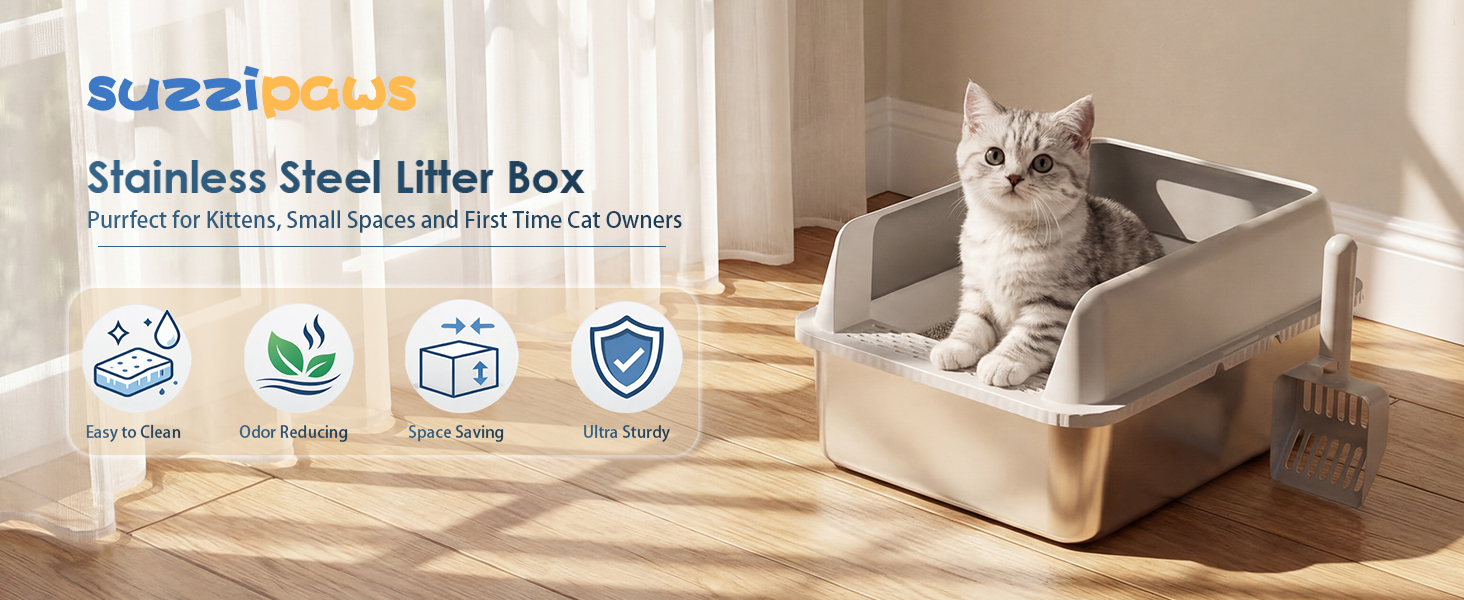 stainless steel litter box