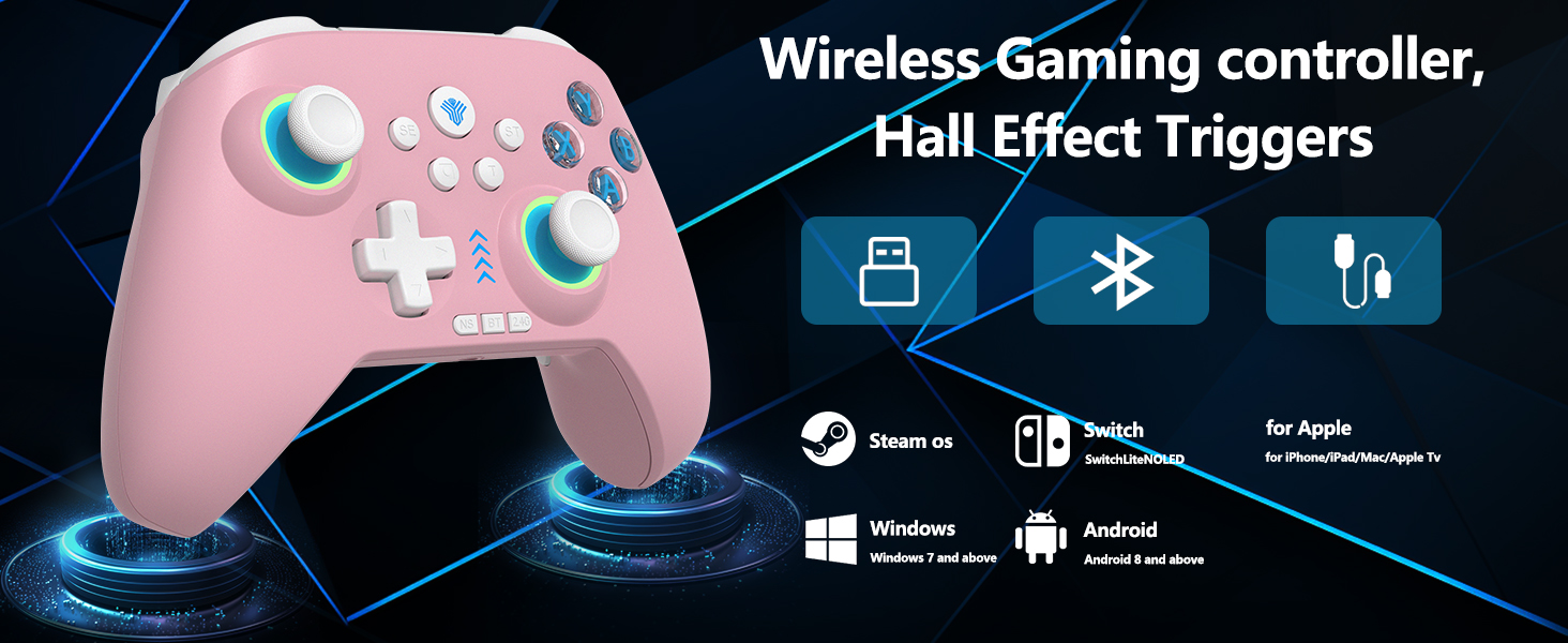 steam controller pc for switch gaming game wireless bluetooth deck computer 2.4 ghz 2 Nintendo