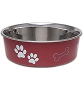 Loving Pets Bella Bowls Merlot Red (Small)