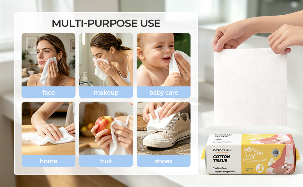 multi-purpose cotton towels face baby care home cleaning
