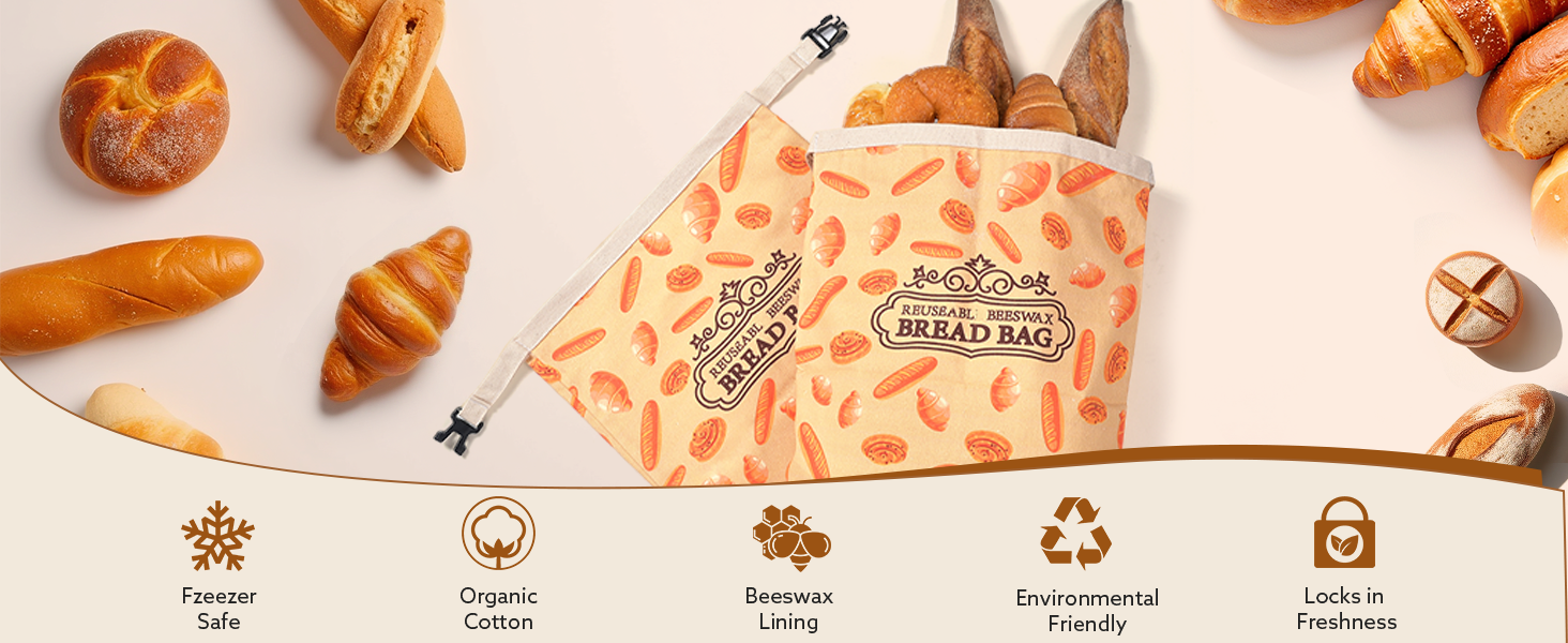 Beeswax bread bag