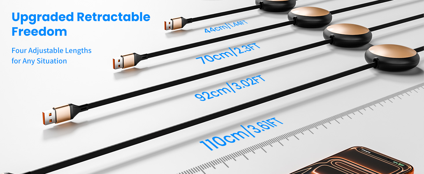 retractable usb c cable