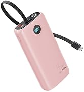 Portable Charger, 45W 20000mAh Power Bank with in/Out Fast Charging USB C Cable, 3W Flashlight, L...