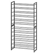 Simple Trending Shoe Rack Holds 60 Pairs, 12 Tier Shoe Organizer, Heavy Duty Large Metal Stackabl...
