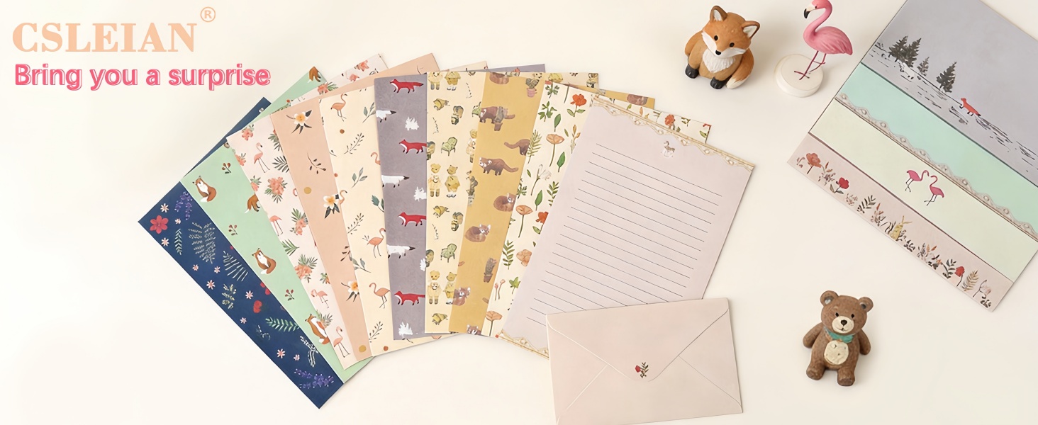 stationery letter and envelopes