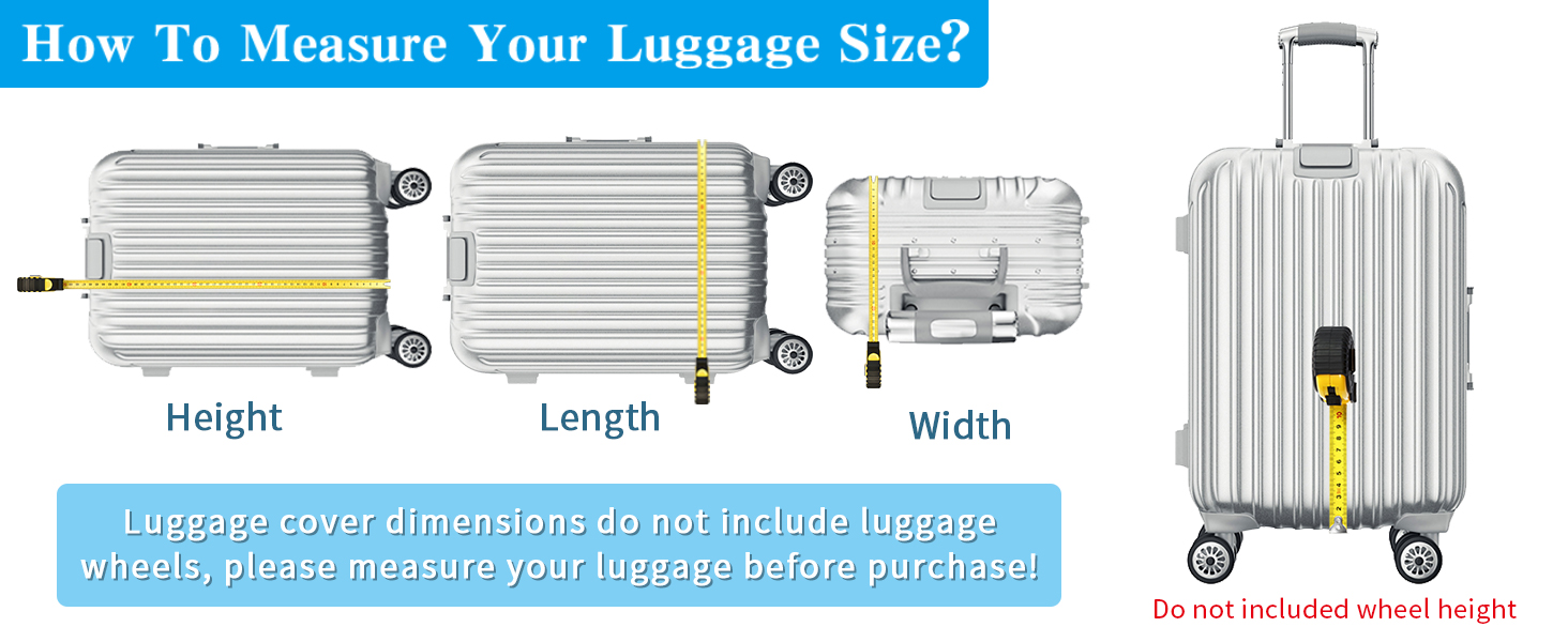 Clear PVC Suitcase Cover Tough Protector
