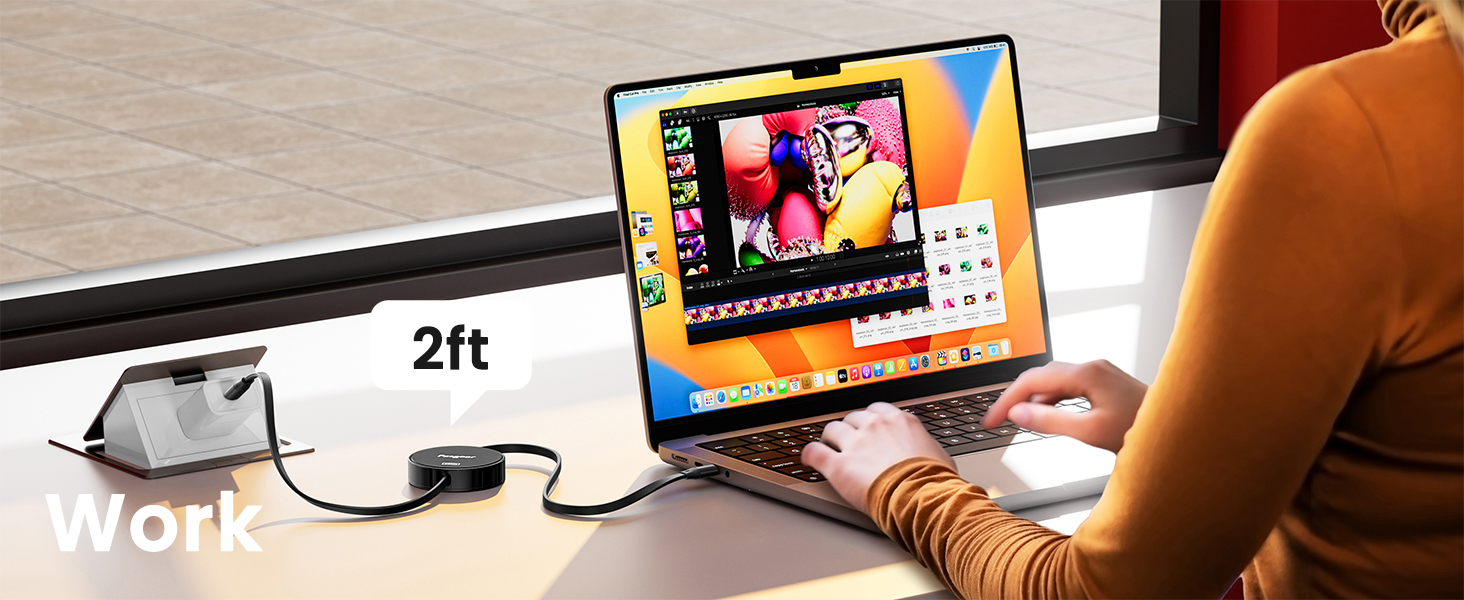 retractable usb cable mac book charging cable