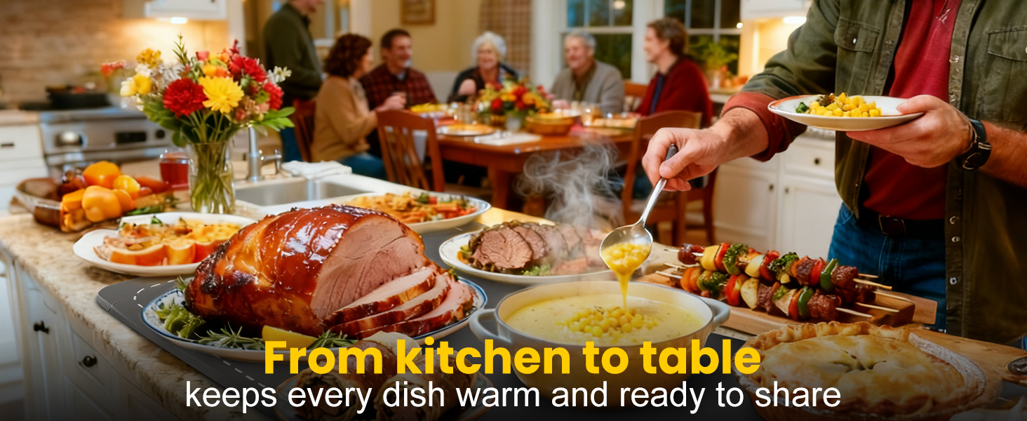 food warming mat for party faimly